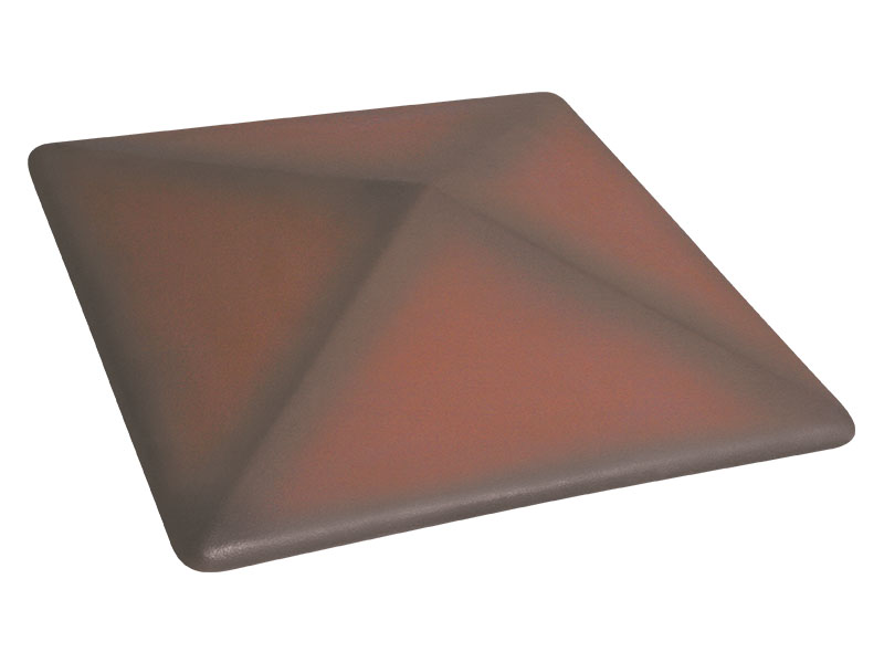 Колпак для столбов забора King Klinker 05 Таинственный сад, 445x445x90 мм